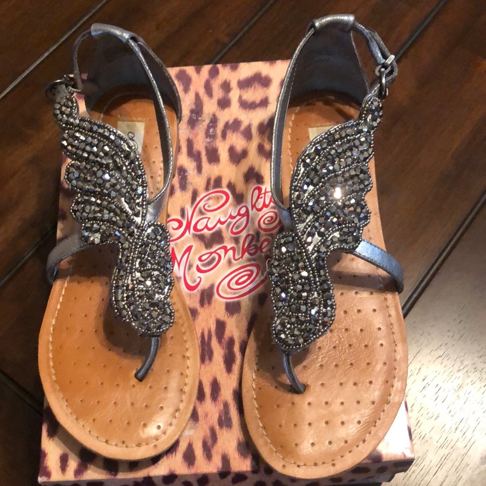 Naughty Monkey sandals size 6